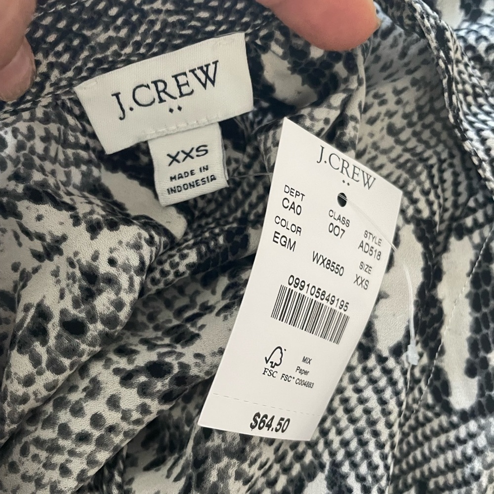 New - j crew crepe blouse - Price firm - Picture 6 of 7